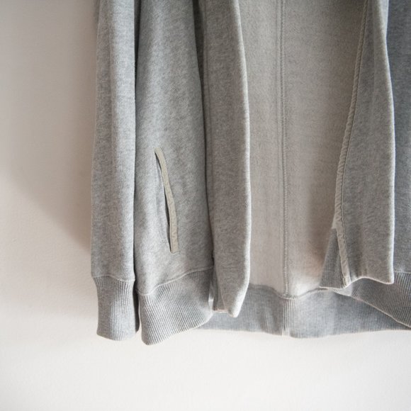 GAP | GREY CARDIGAN WITH FAUX FUR LINED HOOD - Picture 4 of 5